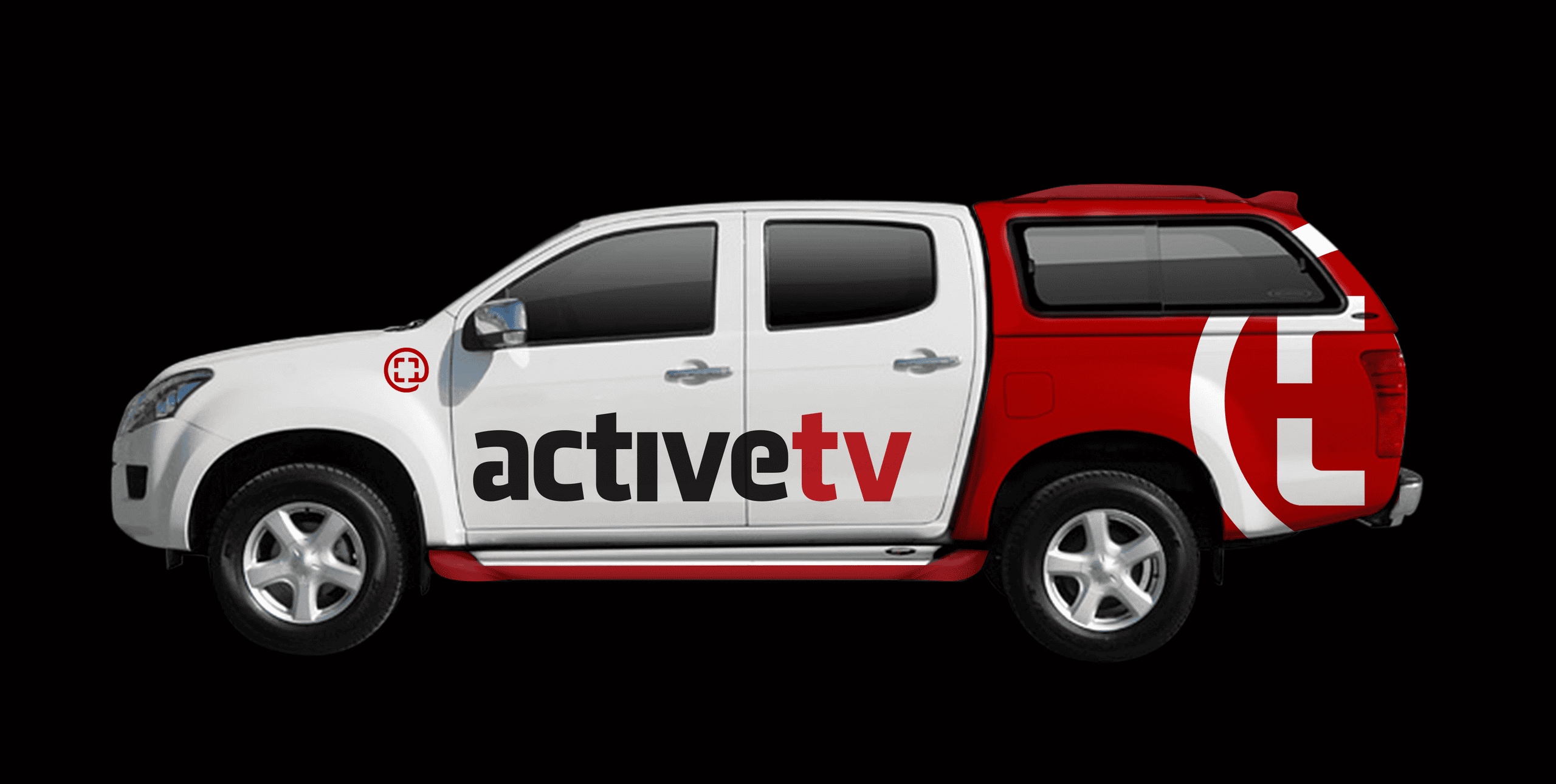 ActiveTV Decal Company Car