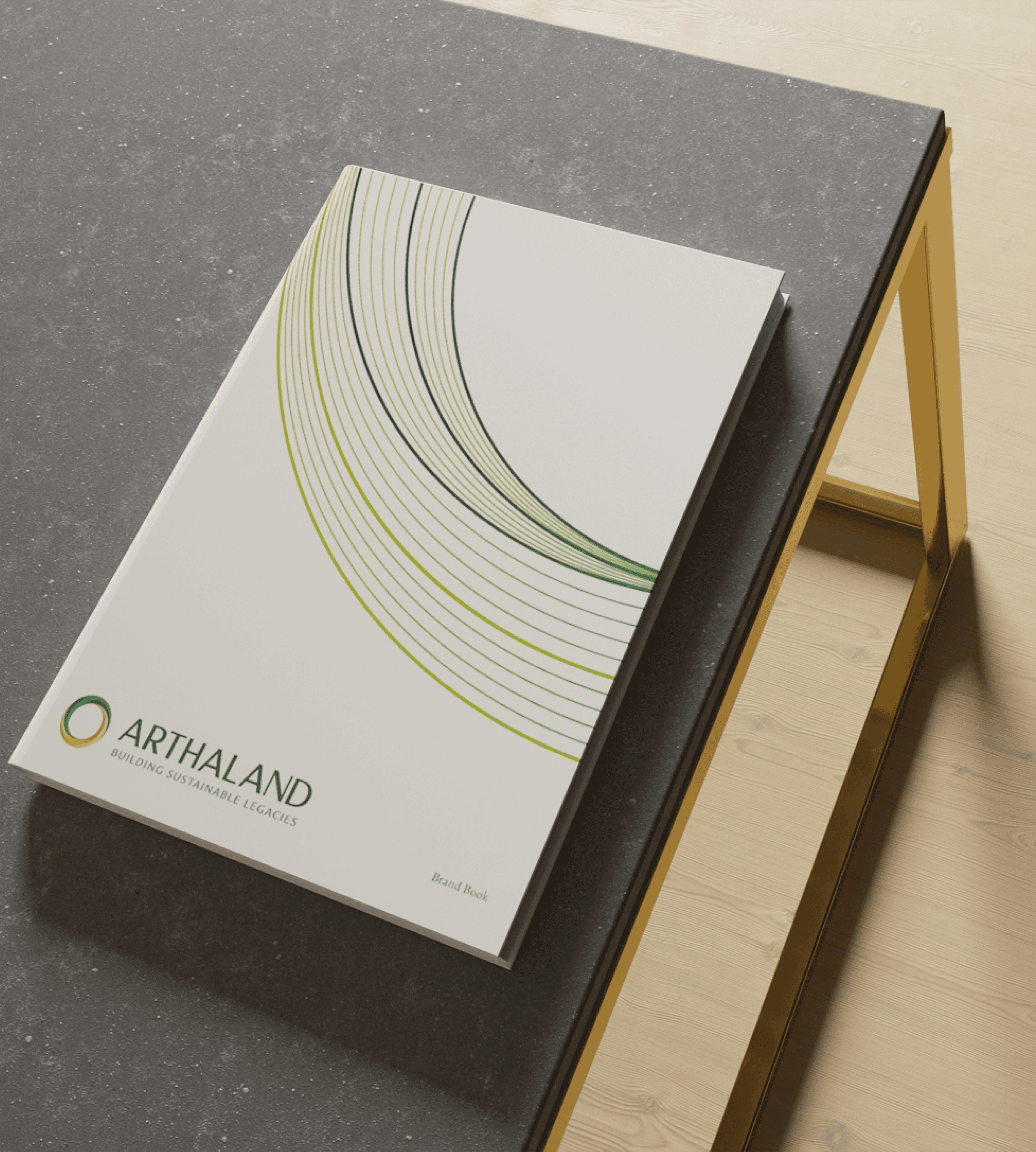 Arthaland Brand Manual Mockup