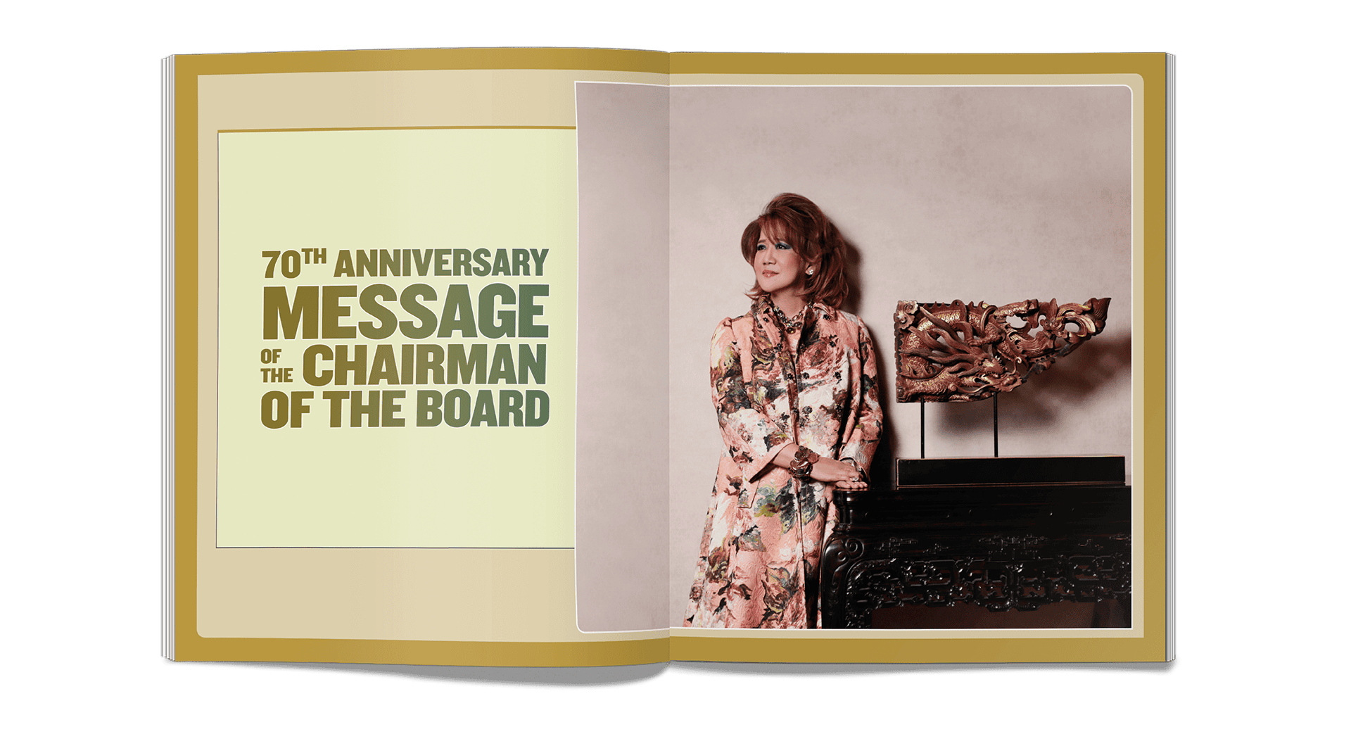 Community Engagement Magazine Chairman of the Board Interview Design