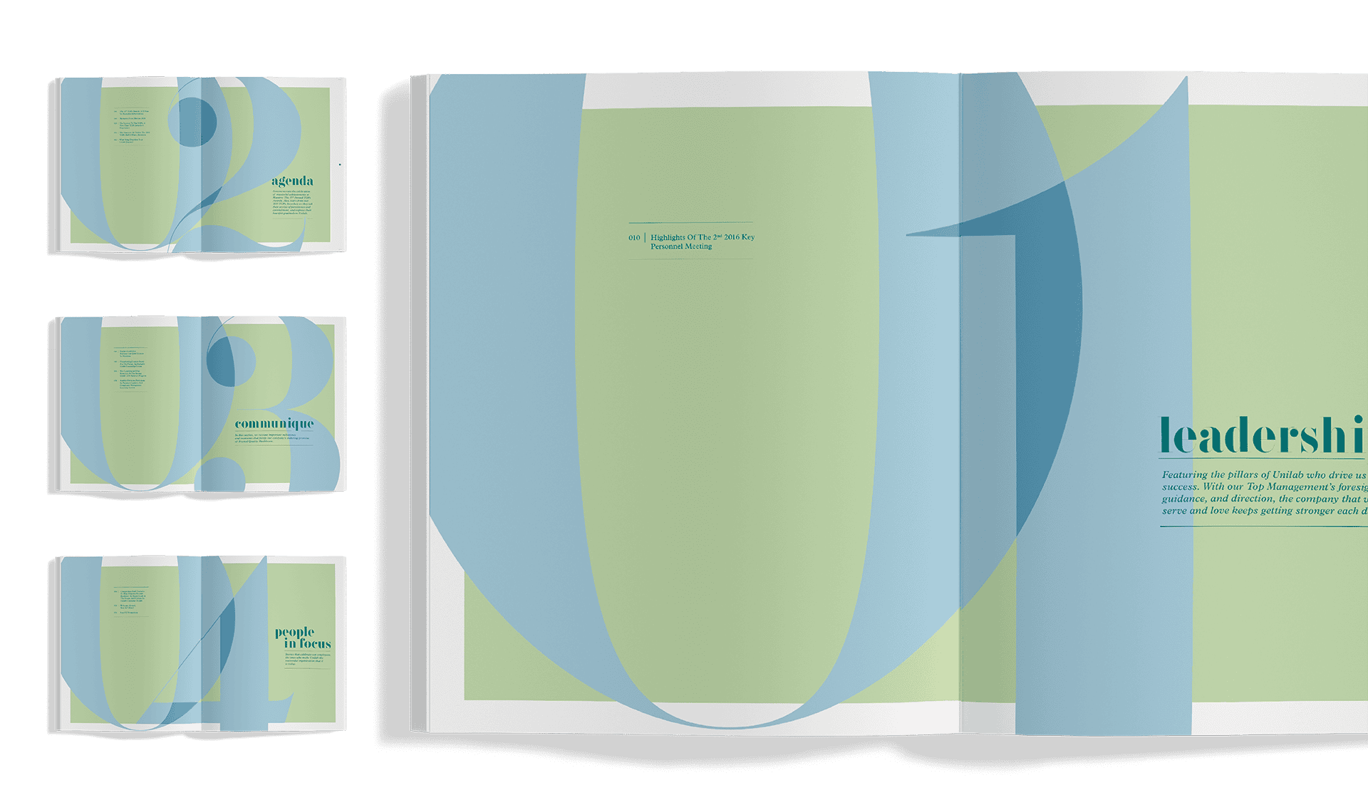 Community Engagement Magazine Colorful Table of Contents Design