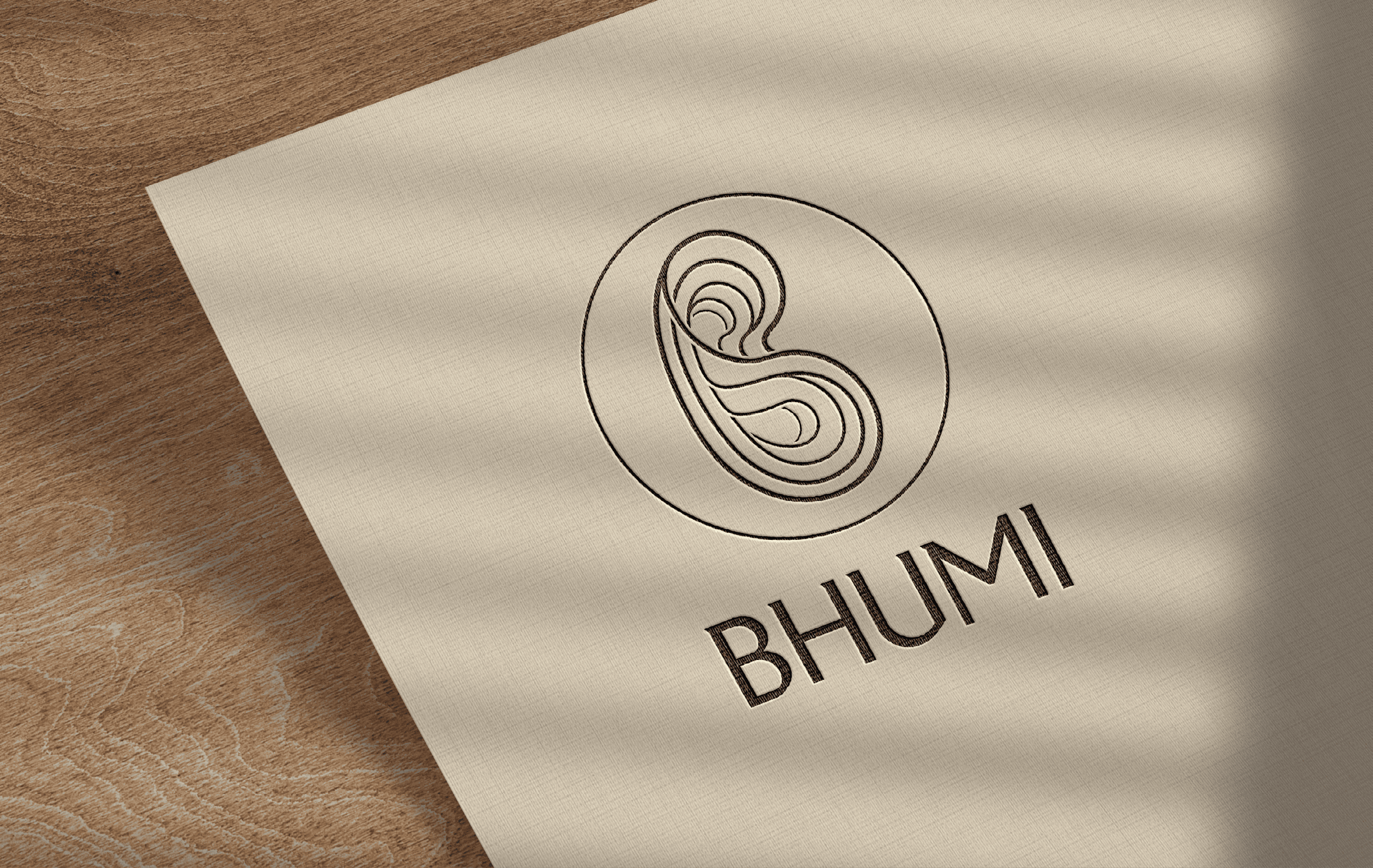 Bhumi Logo Mockup Print