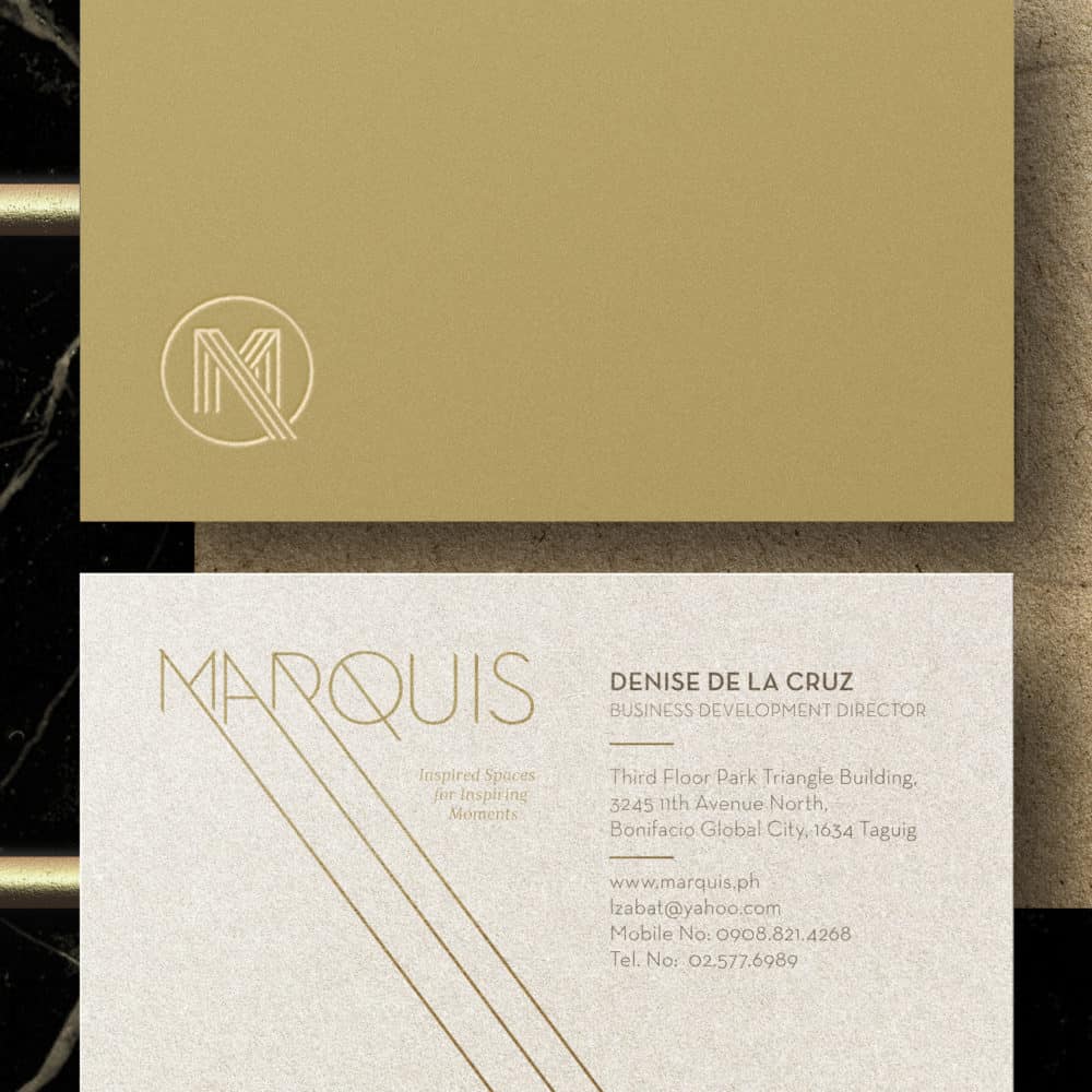 Events Space Mockup Business Cards