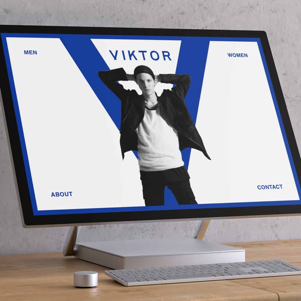 Denim Brand Landing Page