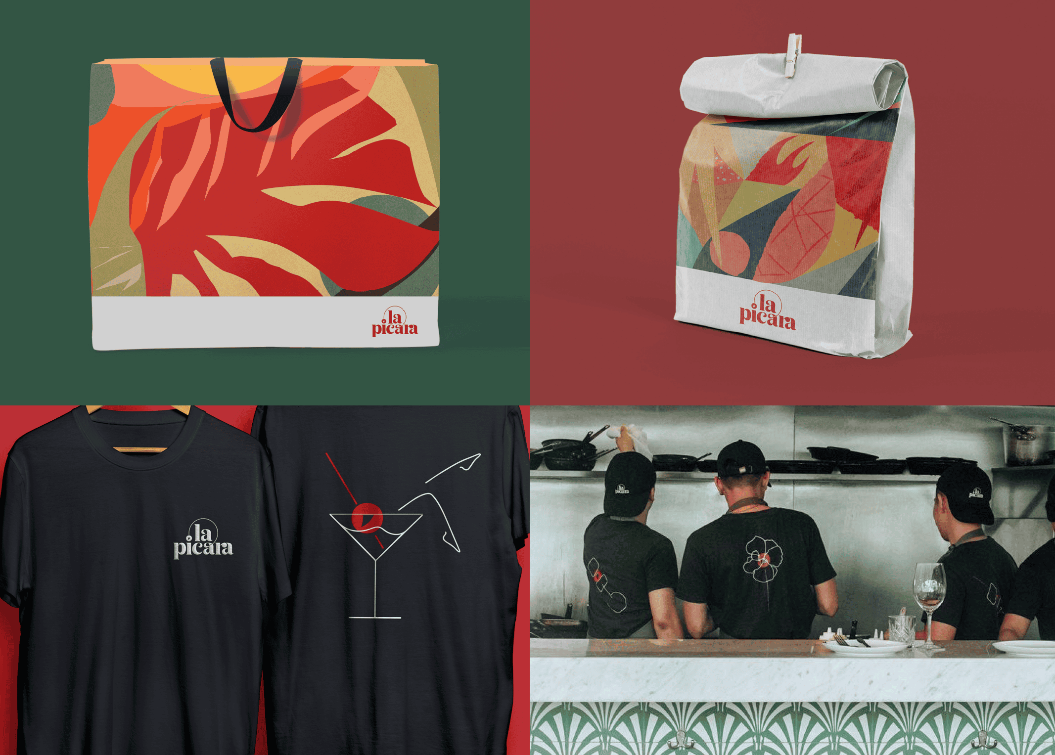Restaurant Branding Take Out Packaging Design