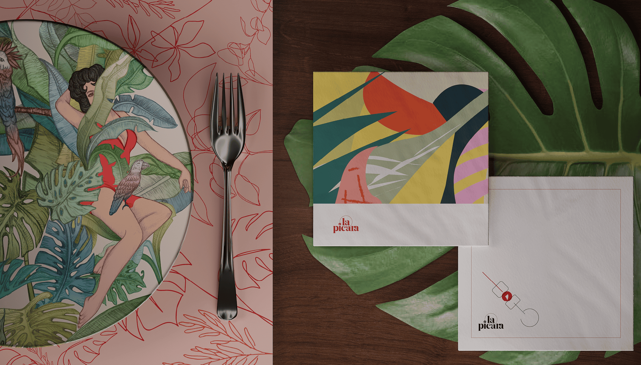 Restaurant Branding Napkin Design