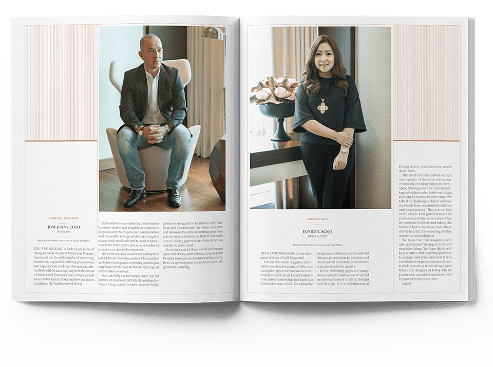 Real Estate Magazine Spread About Publishers
