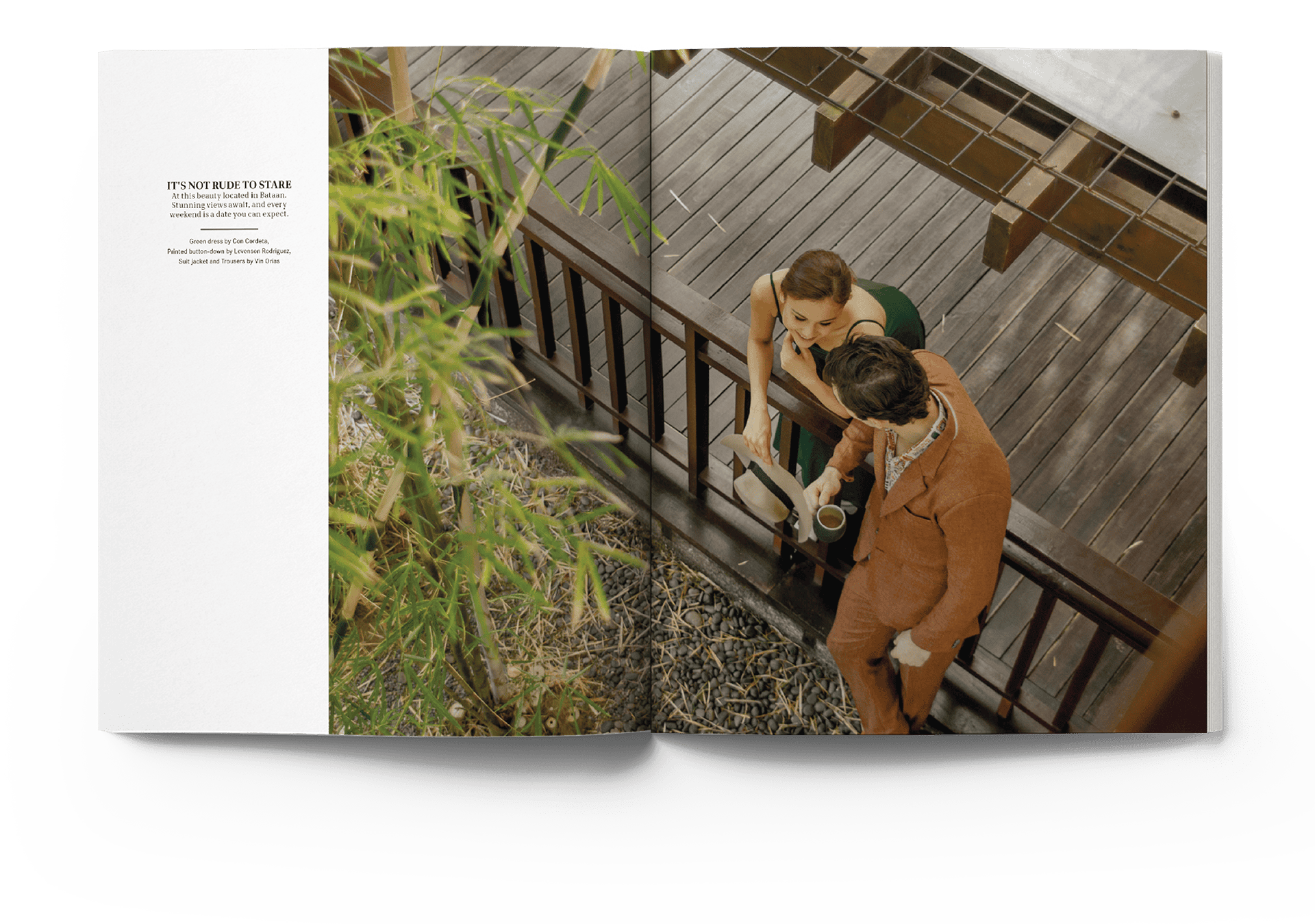 Real Estate Magazine Spread About Philippine Vacation Spots