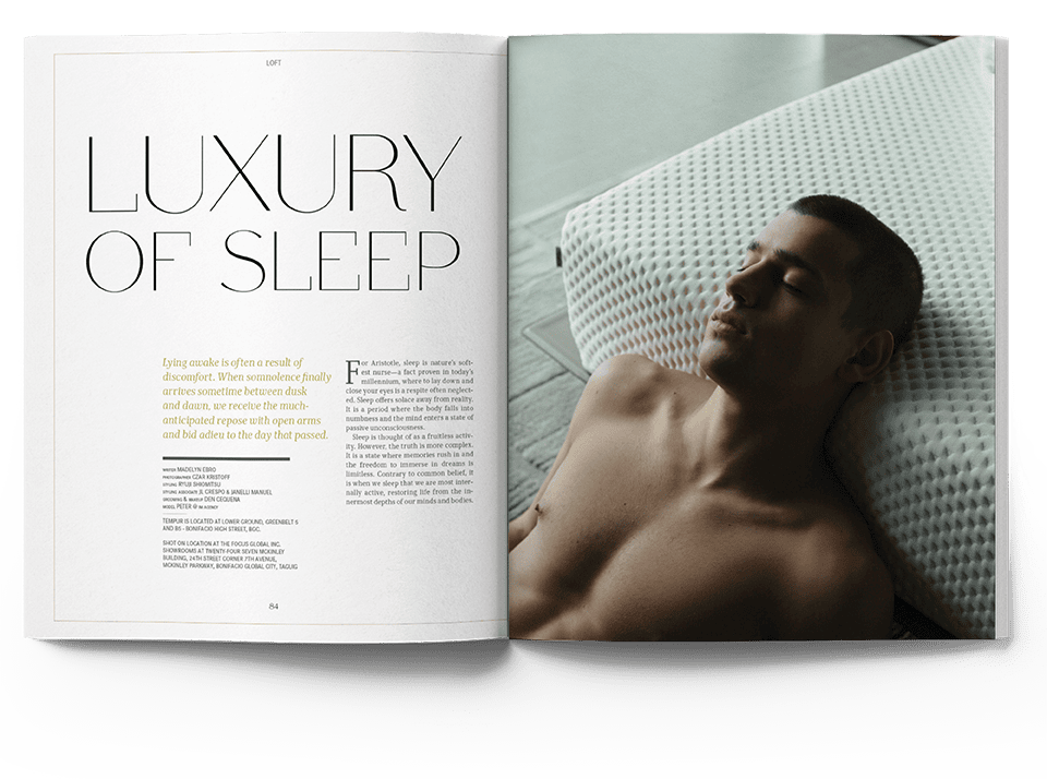 Real Estate Magazine Spread About Luxury Products