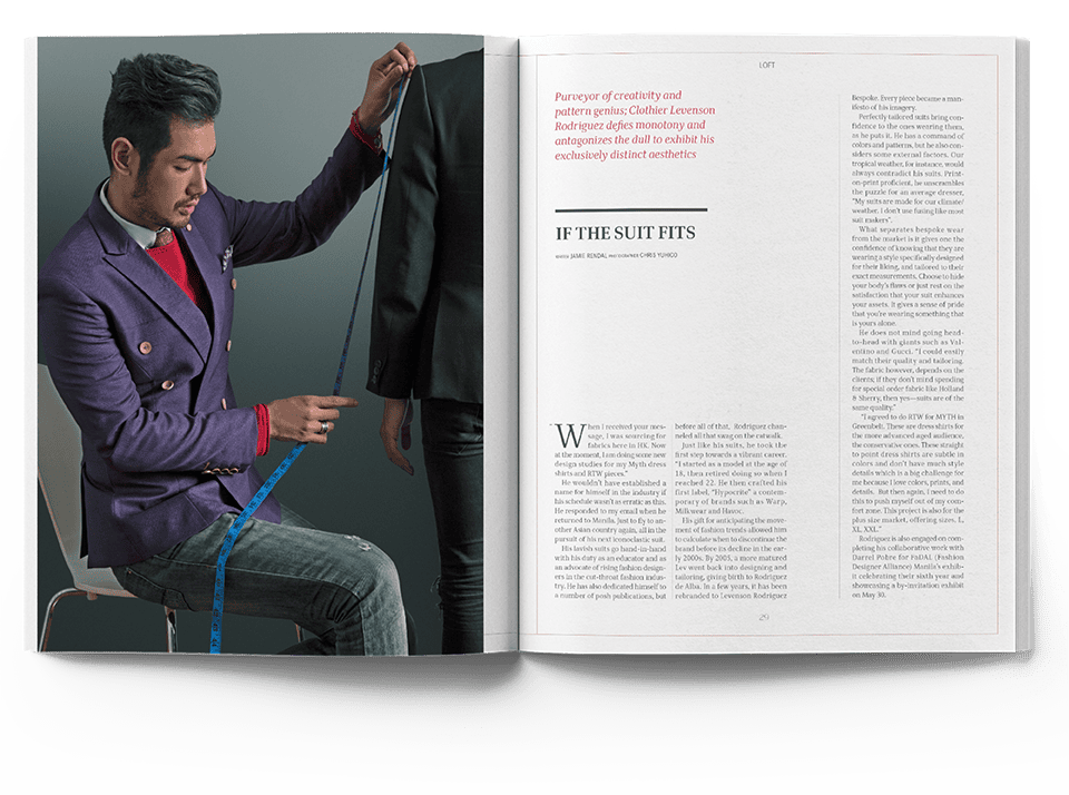 Real Estate Magazine Bespoke Suit