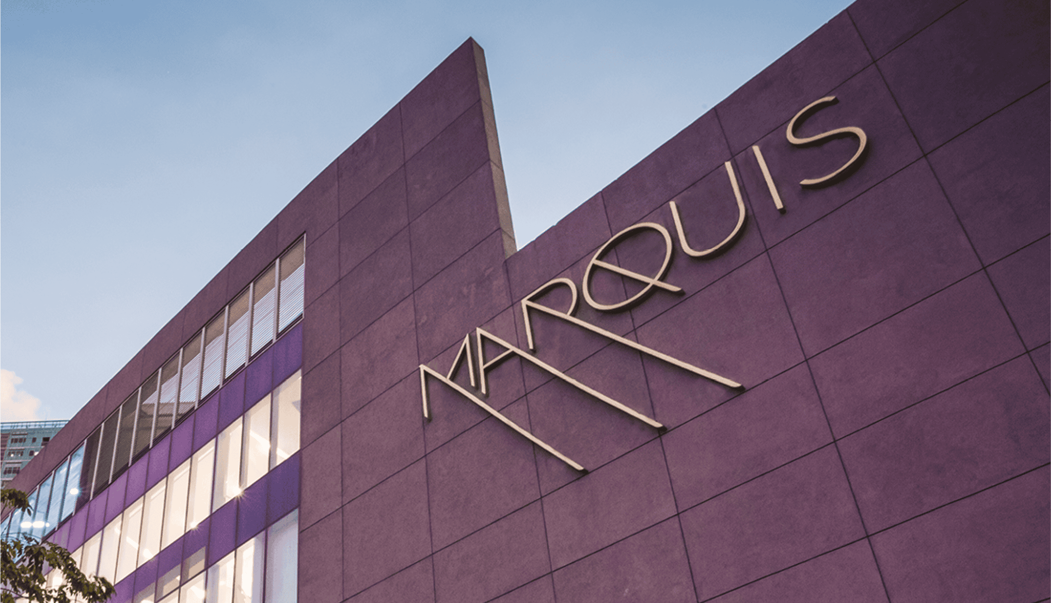 Events Space Building Logo Mockup