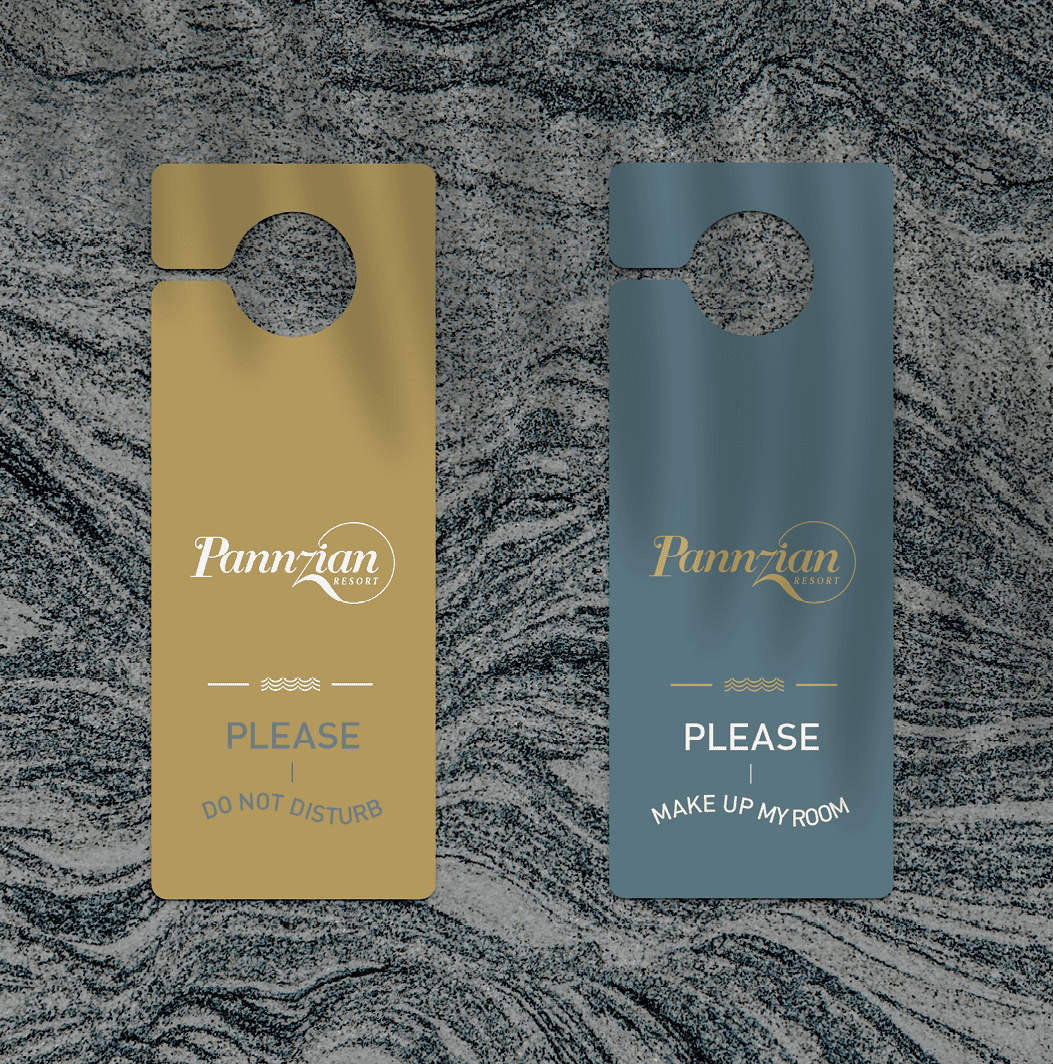 Resort Mockup Door Signages