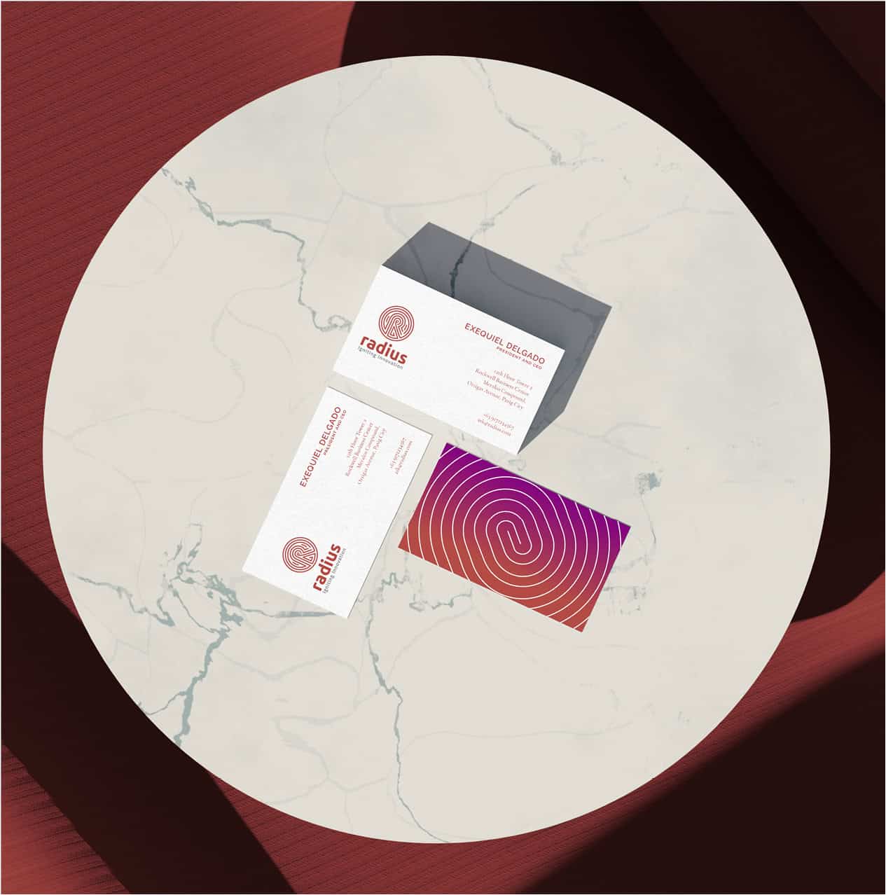 Connectivity Provider Mockup Business Card