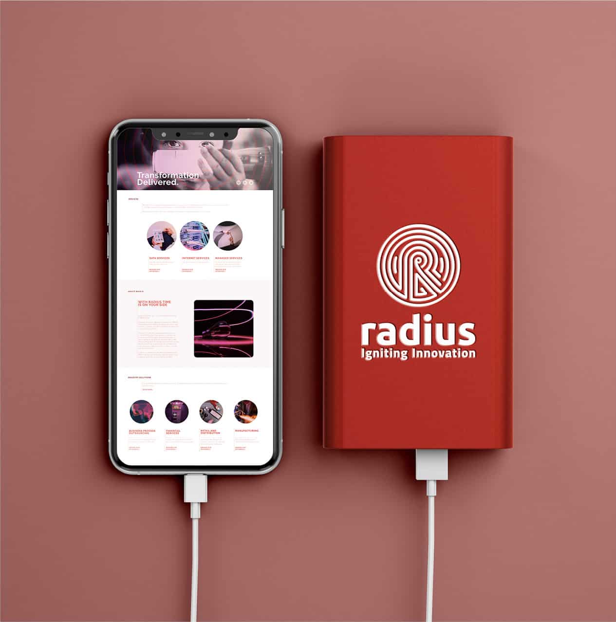 Connectivity Provider Mockup Power Bank