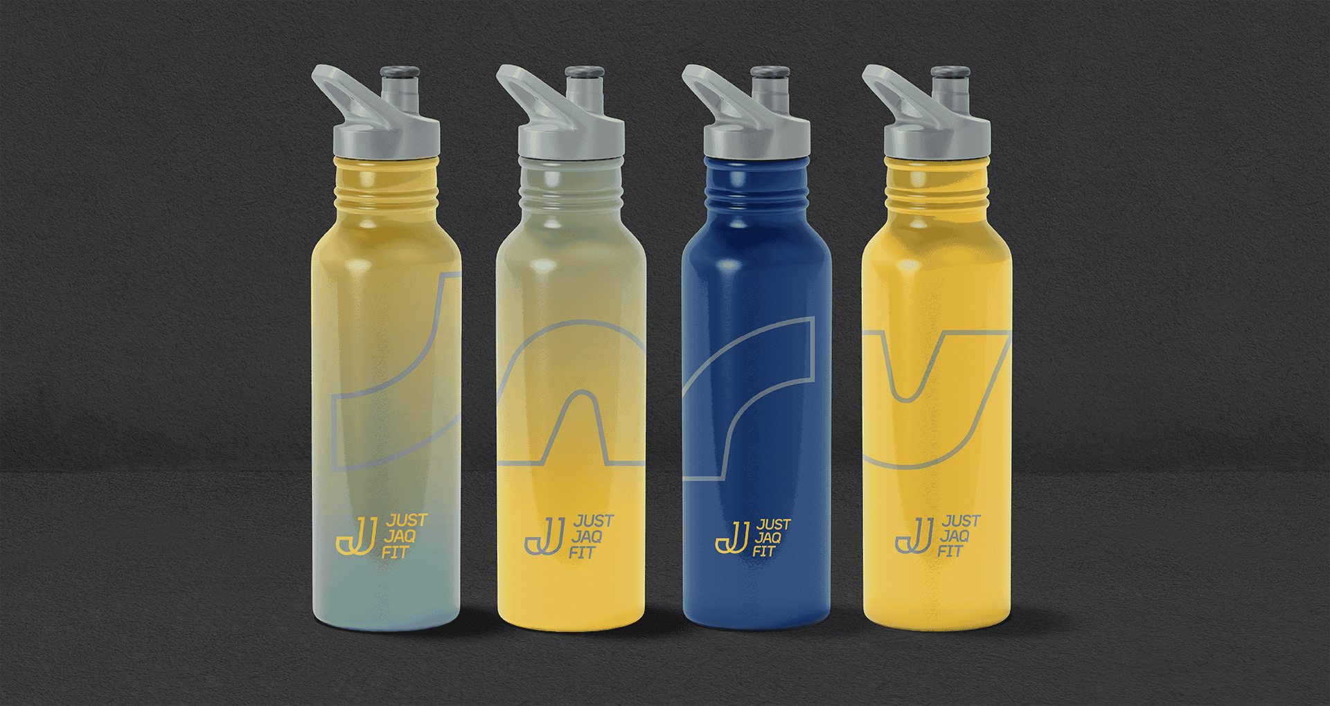 Fitness Brand Water Bottle Design