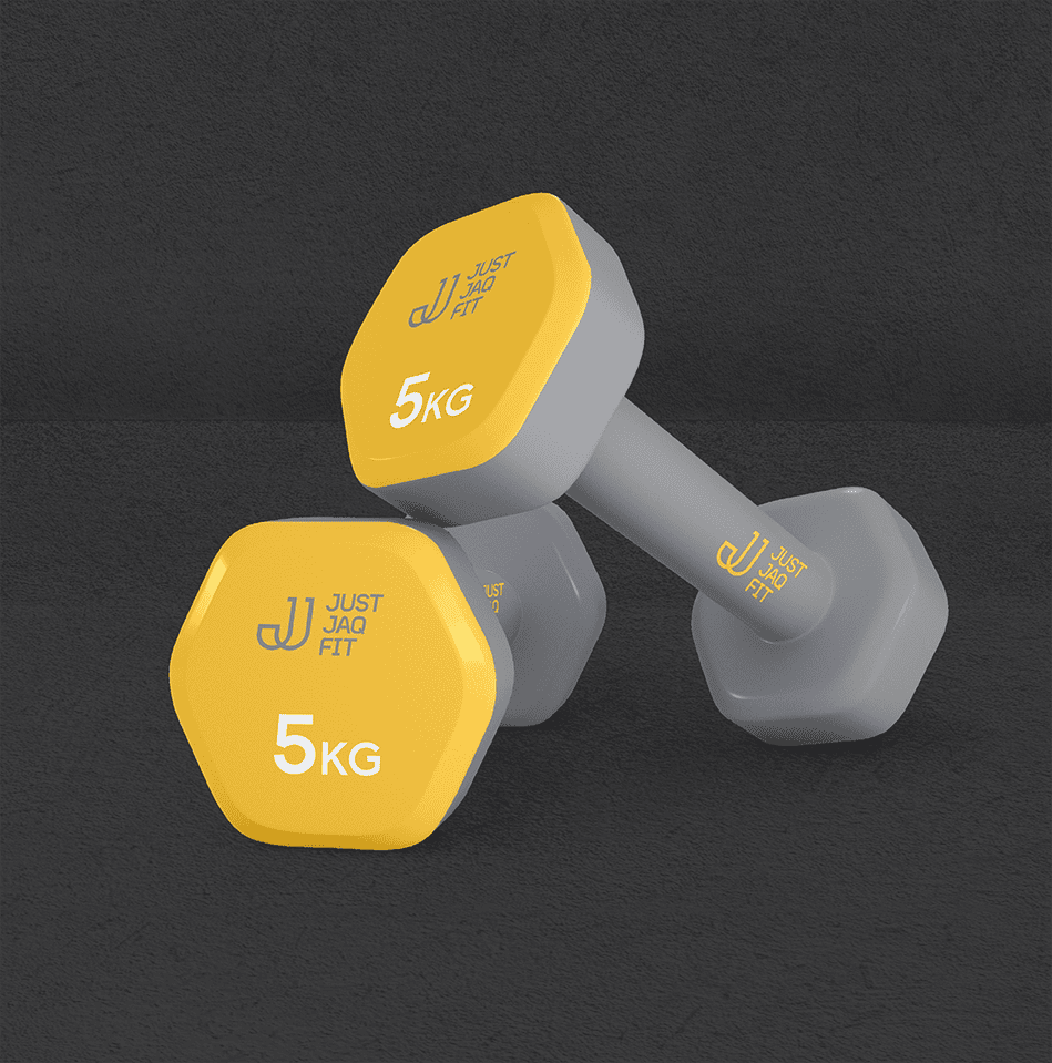 Fitness Brand Two-Color Dumbbell Design