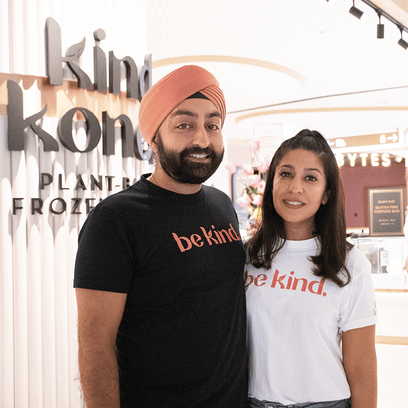 Ishpal and Serina Bajaj of Kind Kones