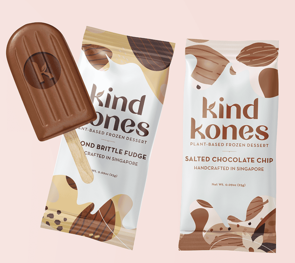 Kind Kones Packaging Ice Cream Bars