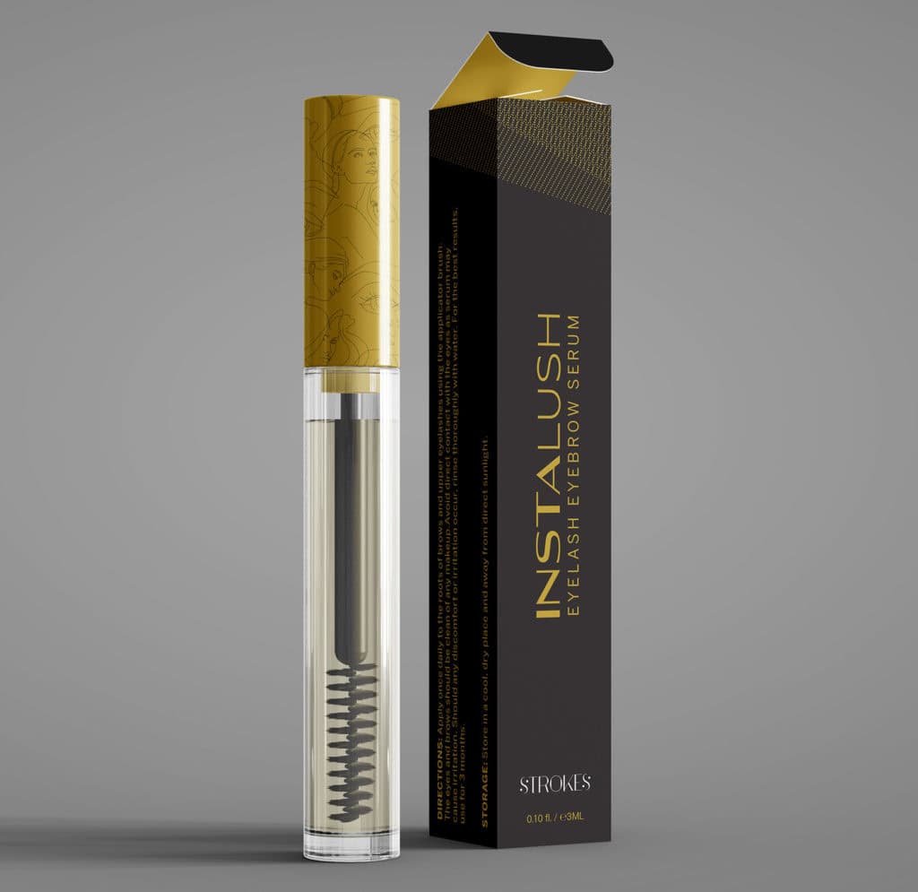 Eyelash and Eyebrow Serum Packaging Design