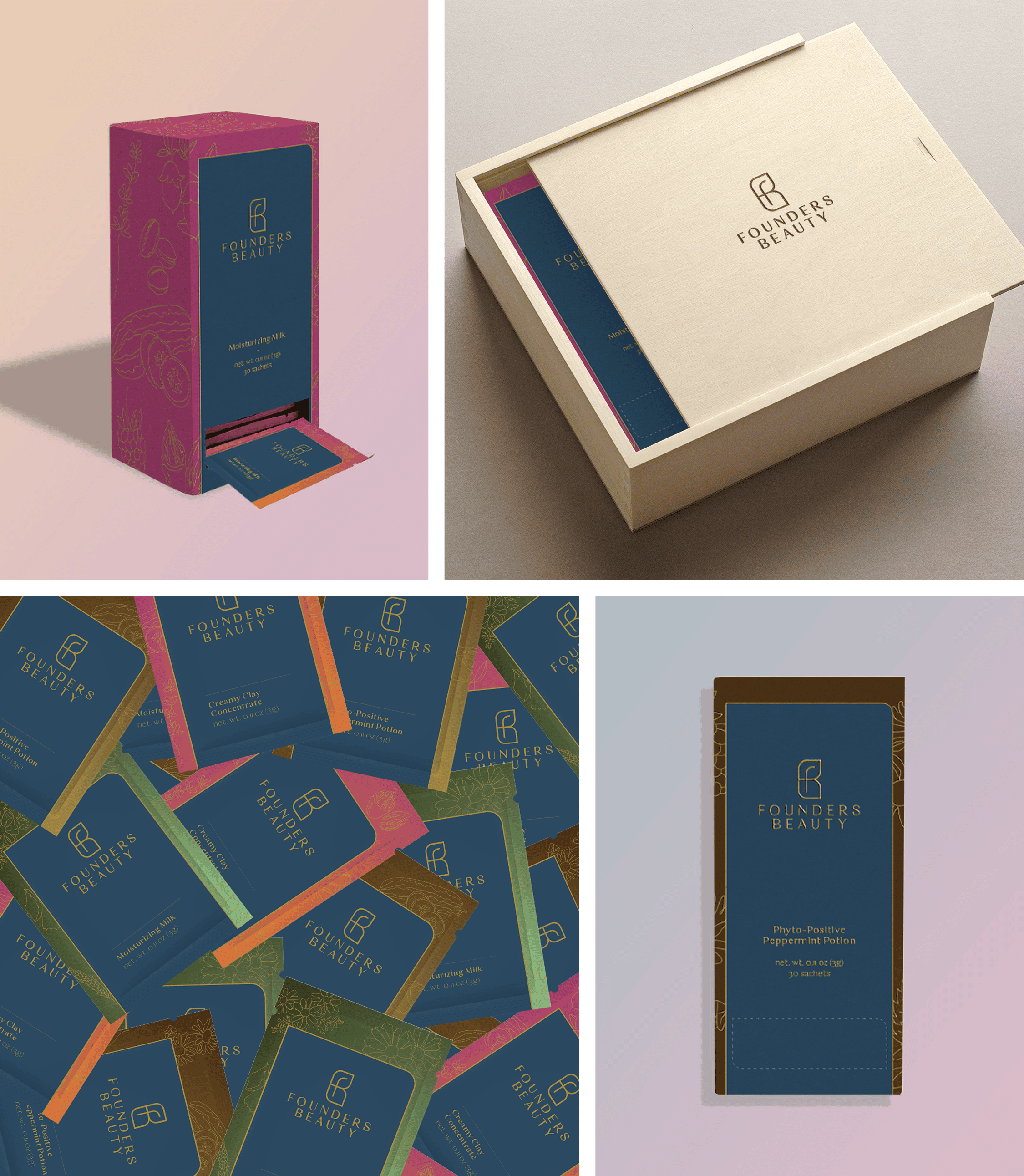 Skincare Brand Design Packaging Mockup 2