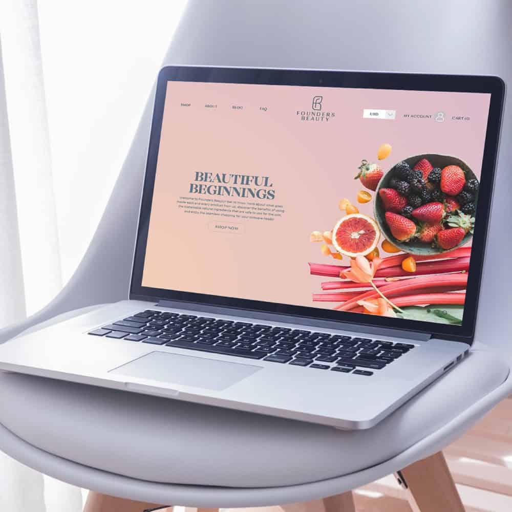 FOUNDERS BEAUTY BRAND WEBSITE