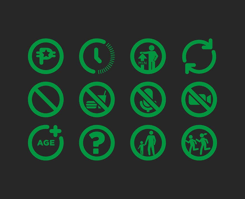 Studio Experience Store Icons