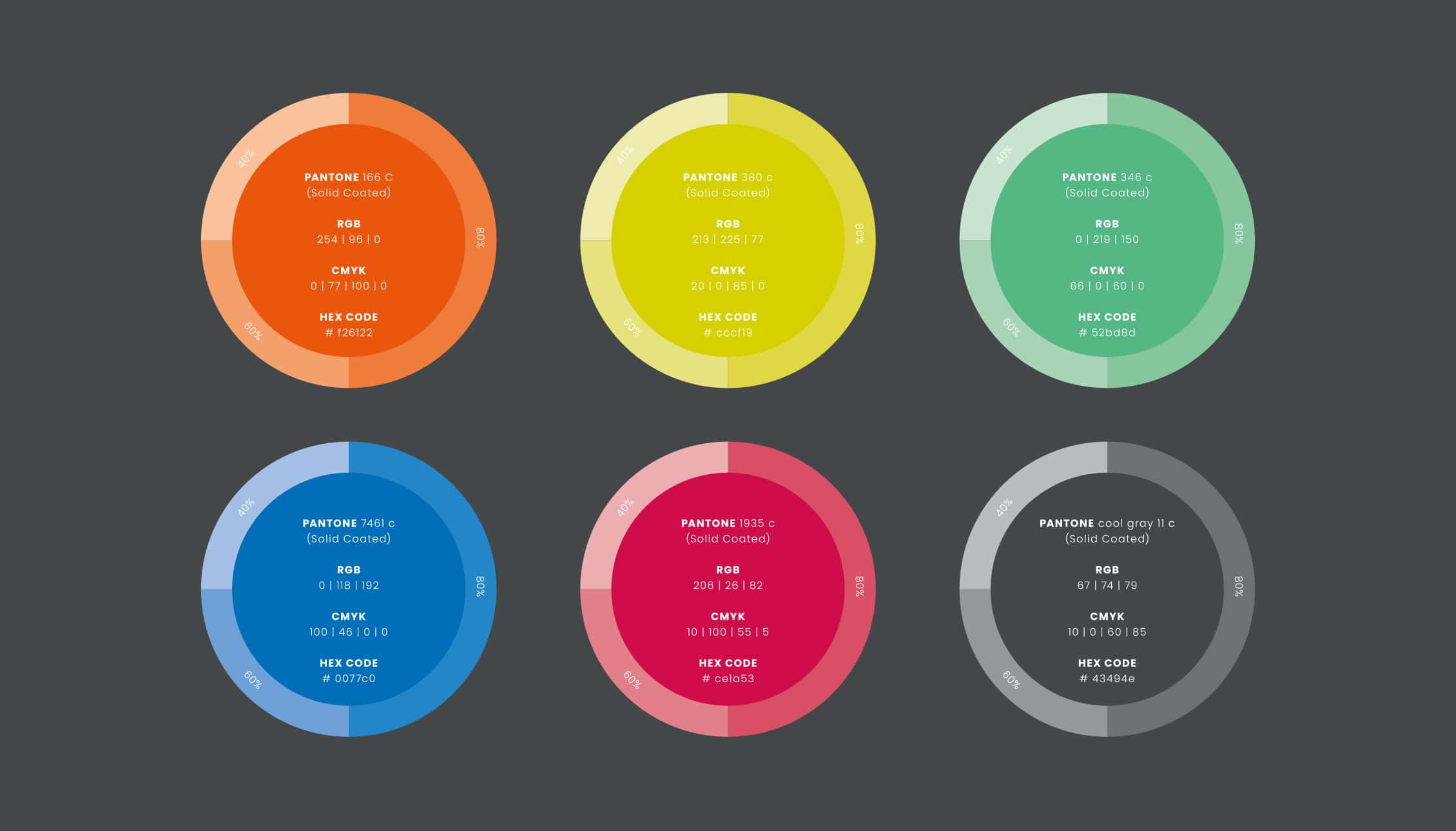 Fintech Rebranding Design Color Palette