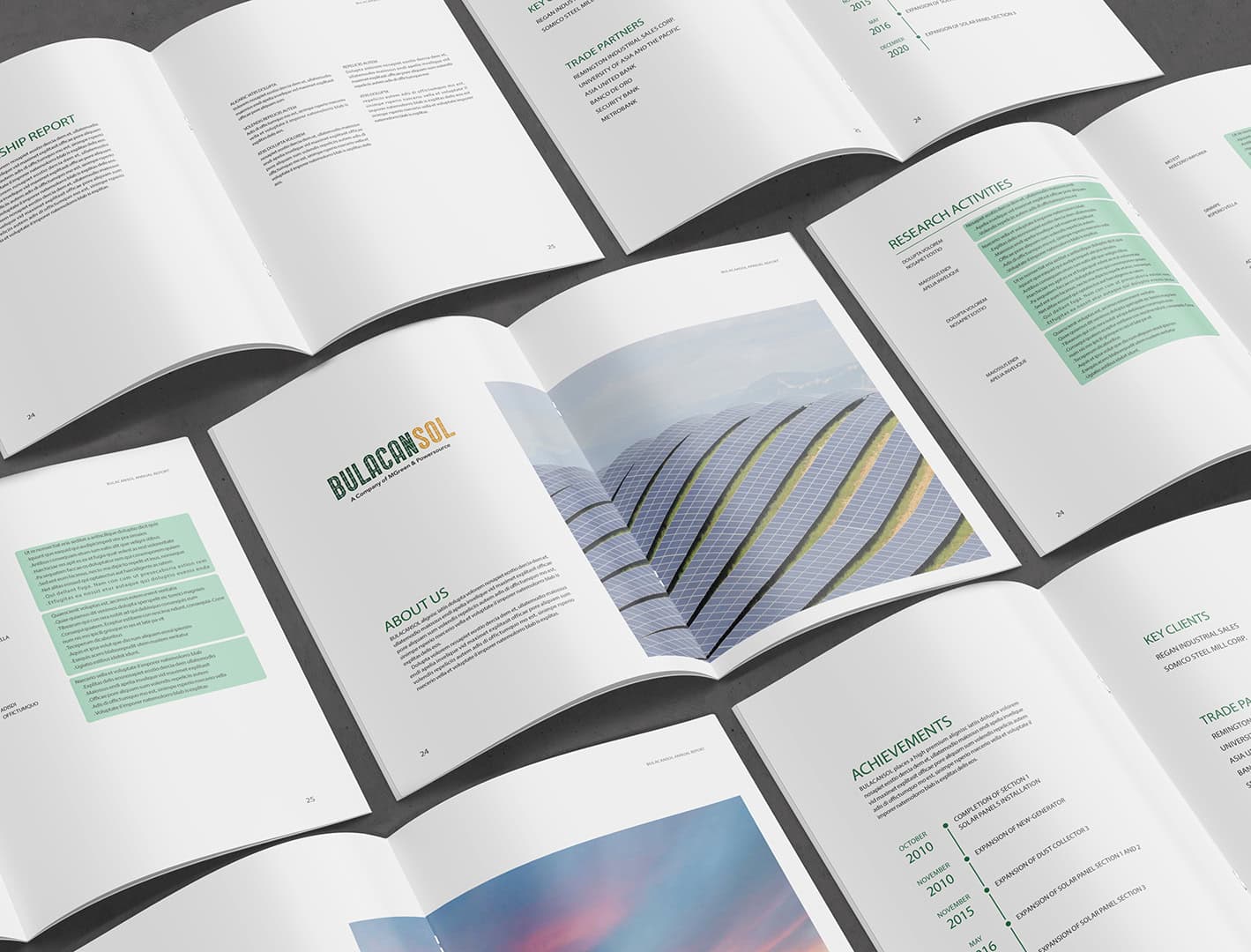 Annual Report Mockup