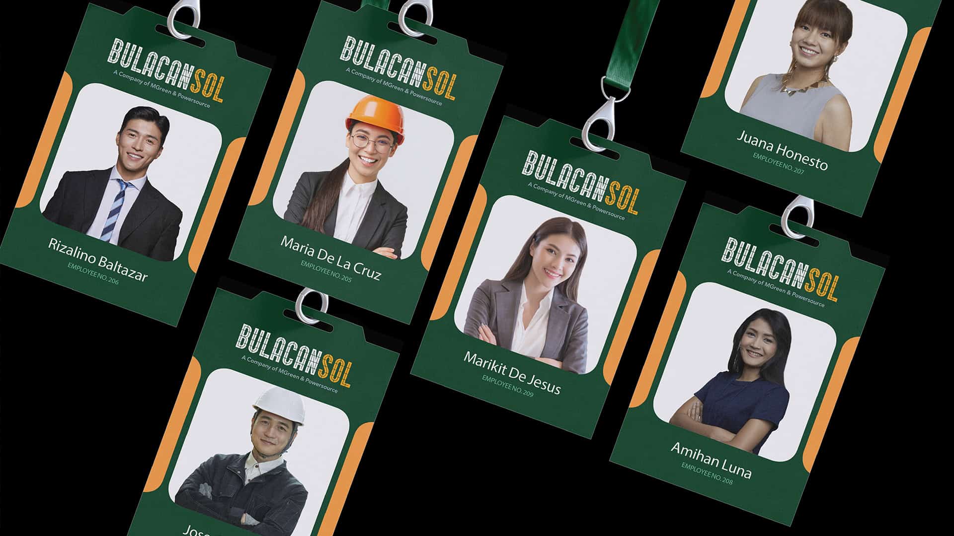 Solar Energy Branding Company I.D Mockup