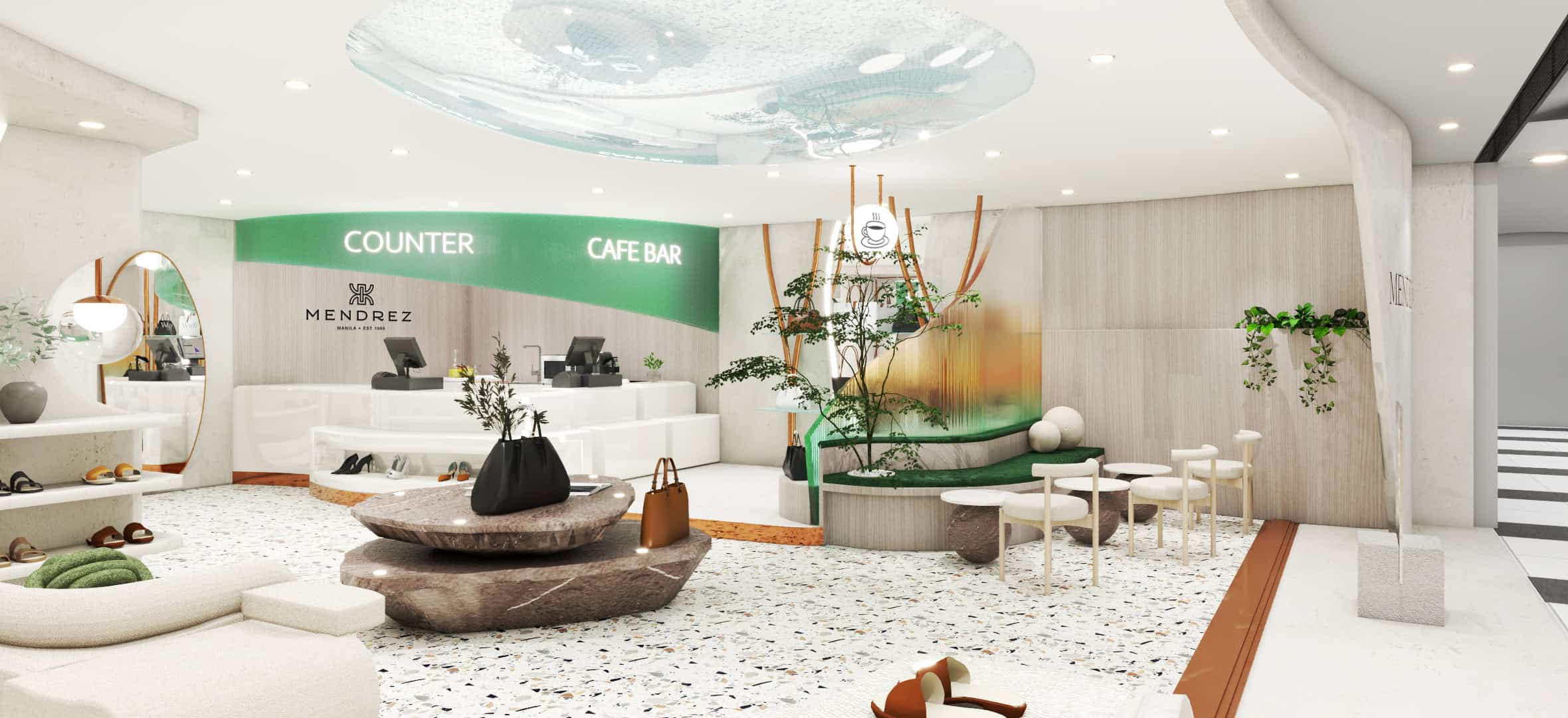 Design For Tomorrow Mendrez Case Study Logo Application in Store Design by Siglo Interiors 04