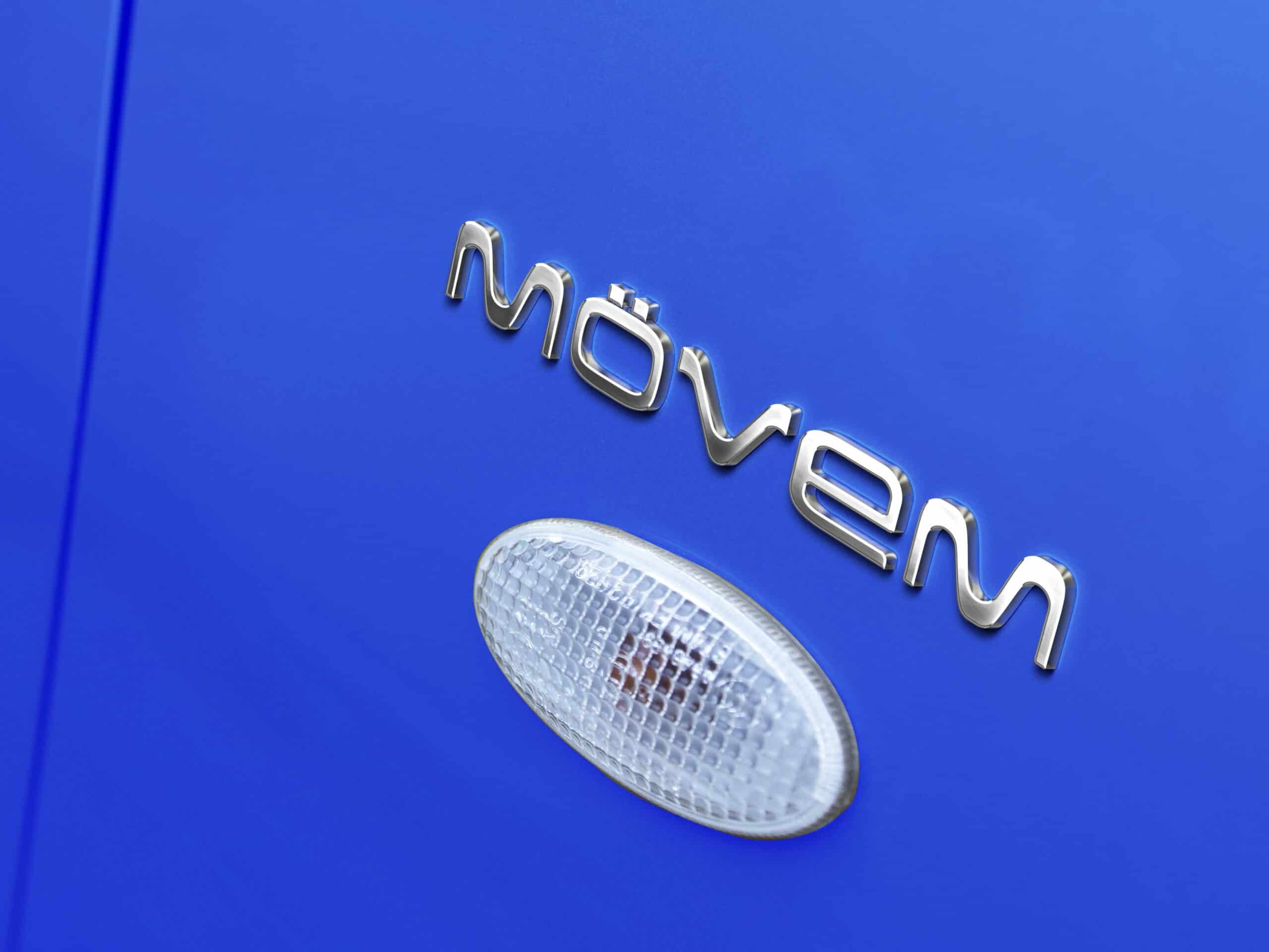Movem EV logo designed by Design For Tomorrow for their sustainable transport branding case study.